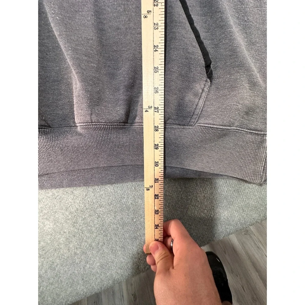 Milwaukee Tool Mens XL Gray Pullover Hoodie Fleece Lined Workwear Sweatshirt